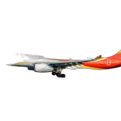 weapon, 3d render, photorealistic, concept art, hainan, airlines, airplane, red transparent PNG cut-out