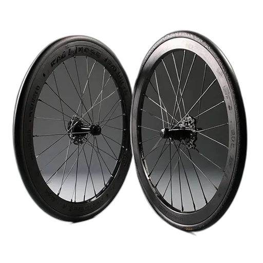 two, sets, road, clinch, wheels, spokes, bike, disc transparent PNG cut-out