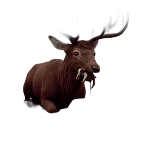 animal, creature, crown, face, concept art, photorealistic, 3d render, fantasy art transparent PNG cut-out
