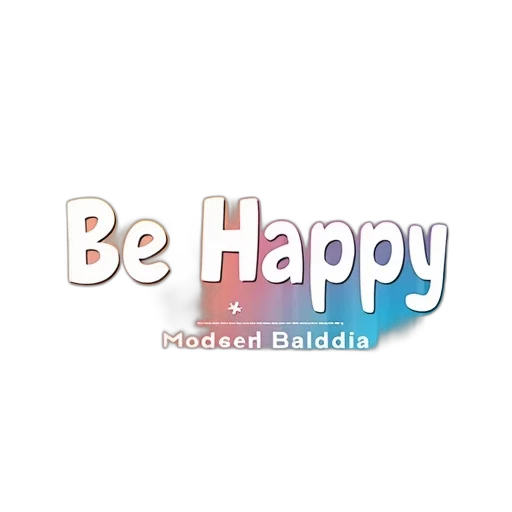 3d render, second, image, shows, same, stylized, text, happy transparent PNG cut-out