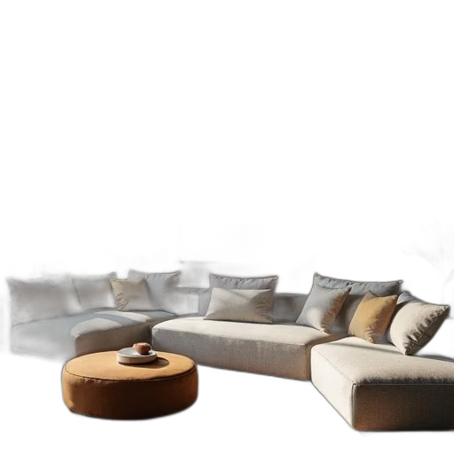 furniture, 3d render, photorealistic, concept art transparent PNG cut-out