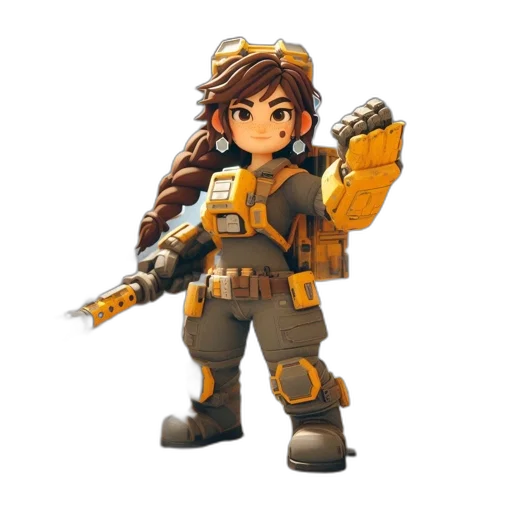 weapon, staff, pixel art, concept art, 3d render, fantasy art, golden, earth tones transparent PNG cut-out