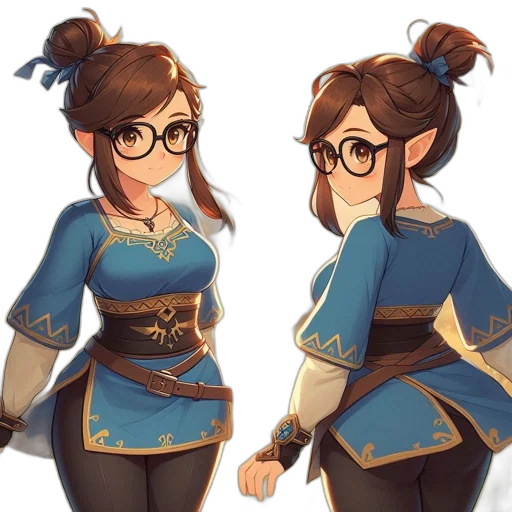 staff, concept art, fantasy art, pixel art, anime, blue, dark, monochrome transparent PNG cut-out
