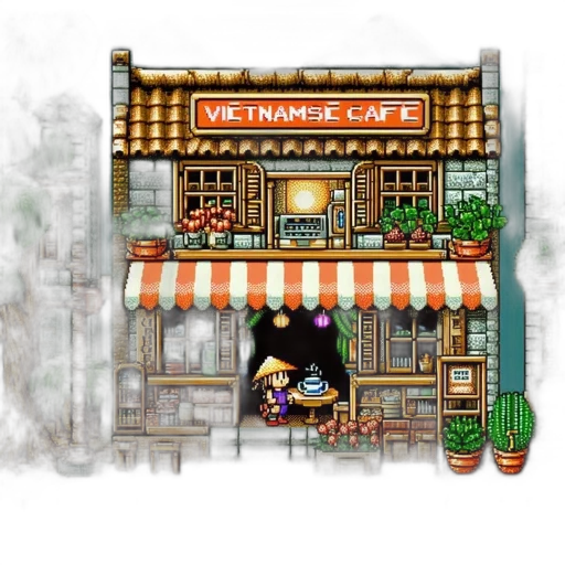 food, staff, building, pixel art, concept art, watercolor, fantasy art, fog transparent PNG cut-out