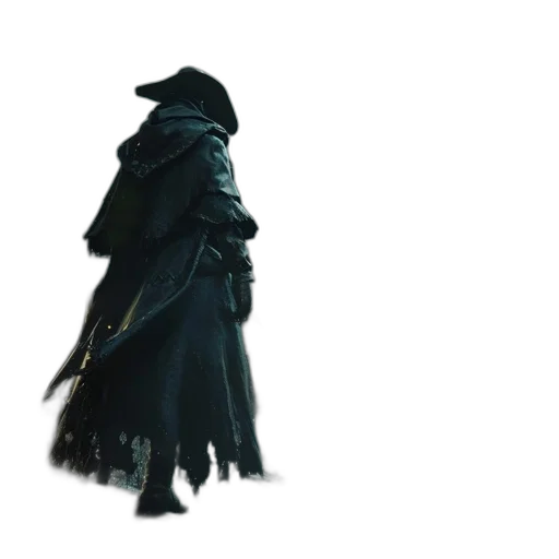 staff, hat, jacket, sword, concept art, 3d render, fantasy art, cyberpunk transparent PNG cut-out