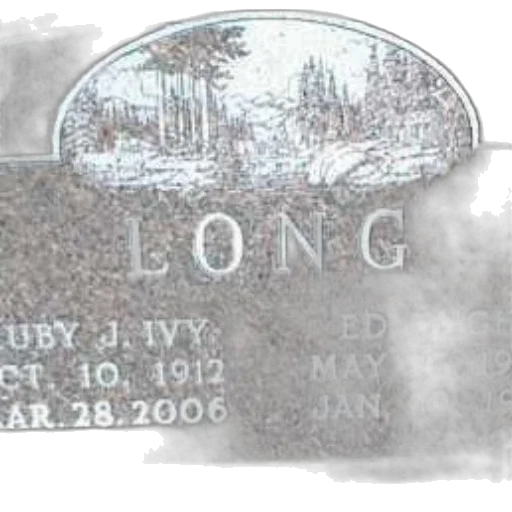 fog, granite, headstone, name, long, commemorating, ruby, ivy transparent PNG cut-out