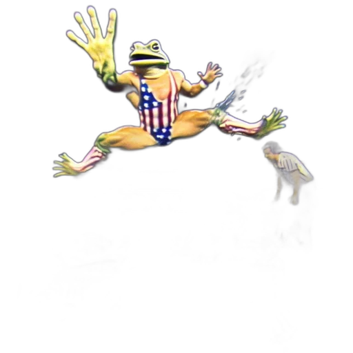 animal, creature, concept art, comic book art, cartoon, underwater, wrestling, match transparent PNG cut-out