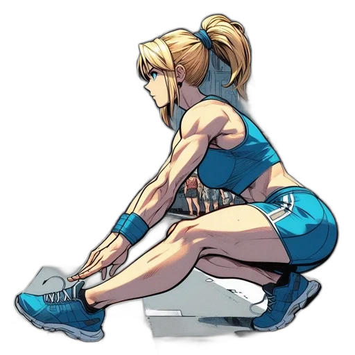 weapon, shoes, robot, comic book art, concept art, pixel art, cartoon, blue transparent PNG cut-out