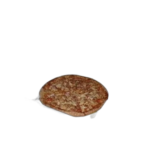 food, animal, jacket, hat, 3d render, photorealistic, pizza, sits transparent PNG cut-out