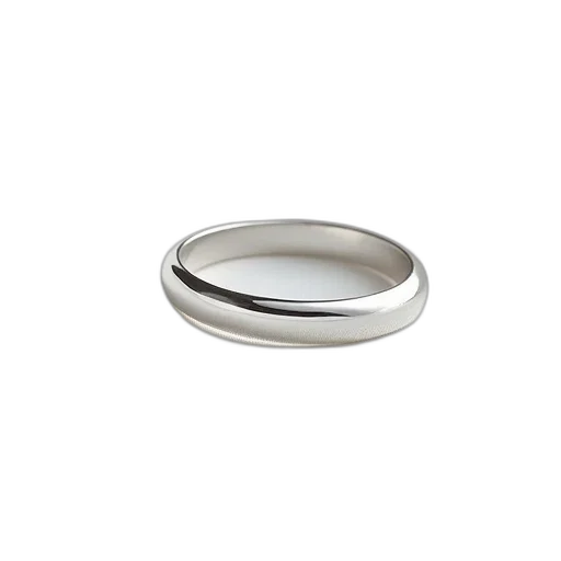 jewelry, furniture, silver, ring, smooth, surface, simple, design transparent PNG cut-out