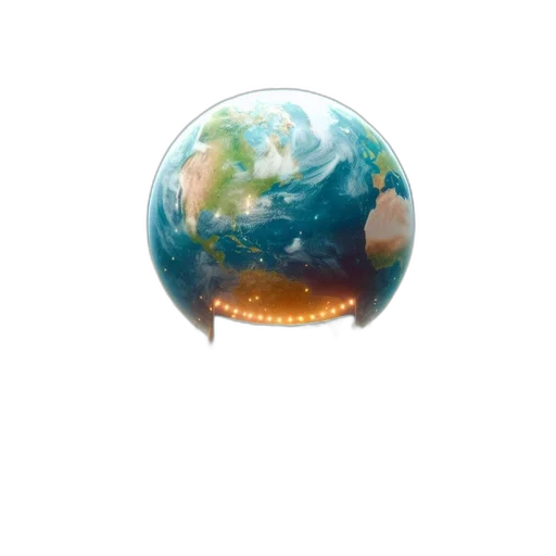 jewelry, food, staff, umbrella, 3d render, concept art, vaporwave, watercolor transparent PNG cut-out