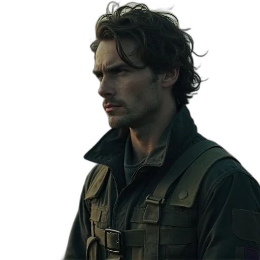 jacket, concept art, photorealistic, comic book art transparent PNG cut-out