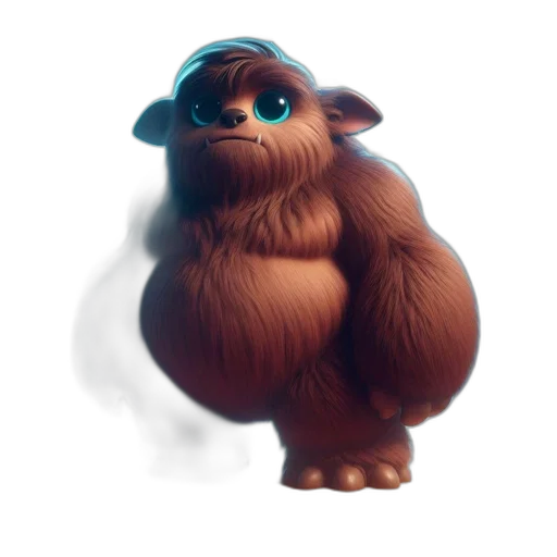 creature, animal, staff, face transparent PNG cut-out