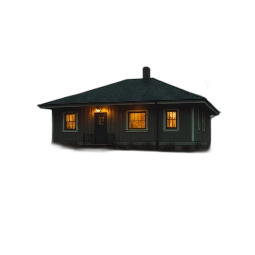 building, furniture, 3d render, concept art, photorealistic, bates, motel transparent PNG cut-out