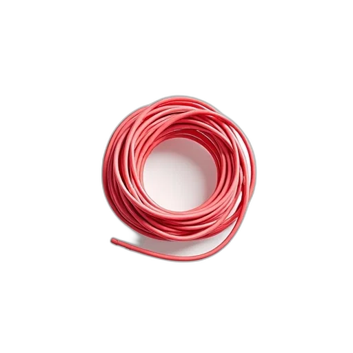 jewelry, hair, red, white, wire, coiled, surface transparent PNG cut-out