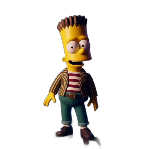 jacket, staff, animal, creature, 3d render, concept art, cartoon, photorealistic transparent PNG cut-out