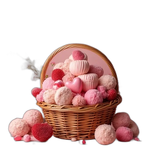 food, hat, crown, 3d render, photorealistic, pastel, sweet, celebration transparent PNG cut-out