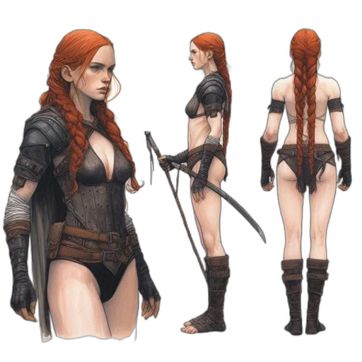 concept art, fantasy art, comic book art, cyberpunk, dark, earth tones, illustration, portrays transparent PNG cut-out