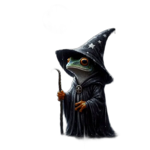 staff, dragon, hat, creature, fantasy art, concept art, pixel art, photorealistic transparent PNG cut-out