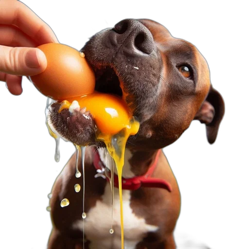 food, animal, photorealistic, photo, shows, pitbull-like, dog, wearing transparent PNG cut-out