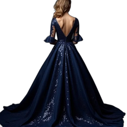 dress, photorealistic, concept art, fantasy art transparent PNG cut-out
