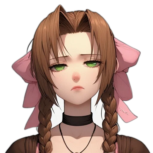 staff, face, hair, pixel art, anime, concept art, 3d render, dark transparent PNG cut-out
