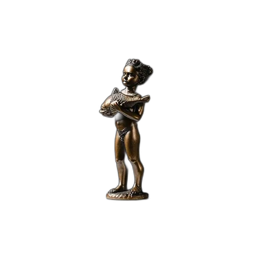 jewelry, staff, crown, furniture, 3d render, concept art, small, antique transparent PNG cut-out