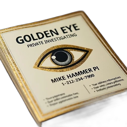 jewelry, 3d render, photorealistic, golden, business, card, eye, motif transparent PNG cut-out