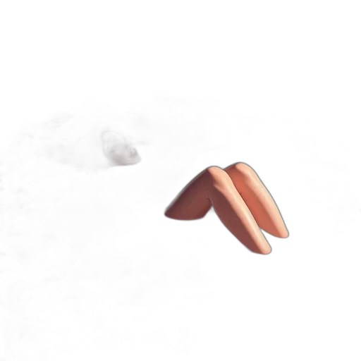 face, weapon, shoes, hair, 3d render, photorealistic, concept art, snow transparent PNG cut-out