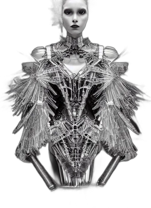 robot, jewelry, crown, dress transparent PNG cut-out