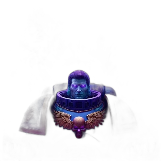 robot, mask, weapon, staff, concept art, 3d render, pixel art, fantasy art transparent PNG cut-out