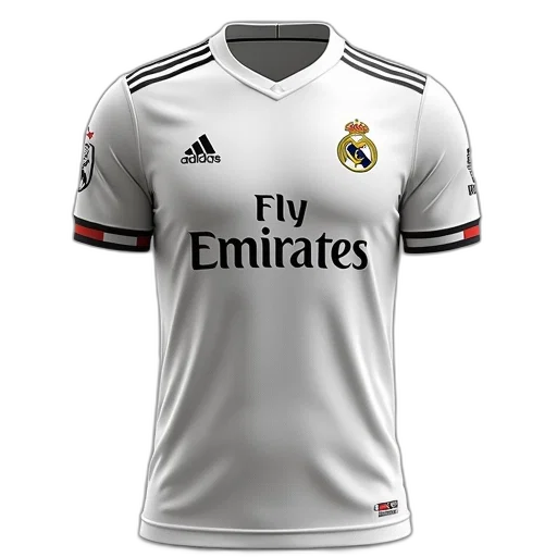 3d render, photorealistic, concept art, pixel art, real, madrid, third, jersey transparent PNG cut-out