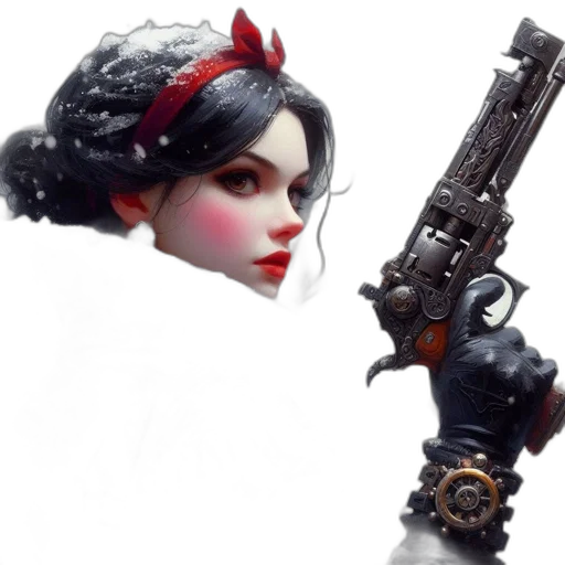 weapon, mask, face, staff, concept art, fantasy art, photorealistic, 3d render transparent PNG cut-out