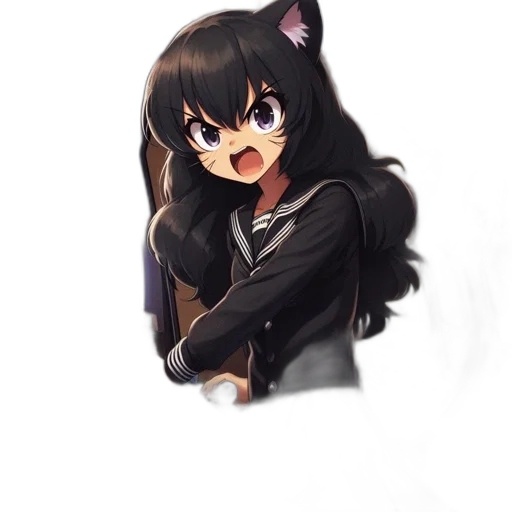 face, staff, animal, creature, anime, pixel art, photorealistic, cartoon transparent PNG cut-out