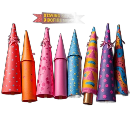 umbrella, weapon, staff, row, colorful, paper, party, blowers transparent PNG cut-out