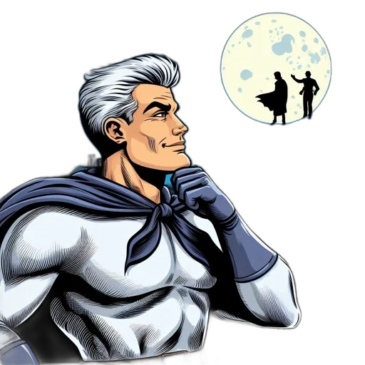 staff, mask, comic book art, cartoon, concept art, fantasy art, outer space, night transparent PNG cut-out