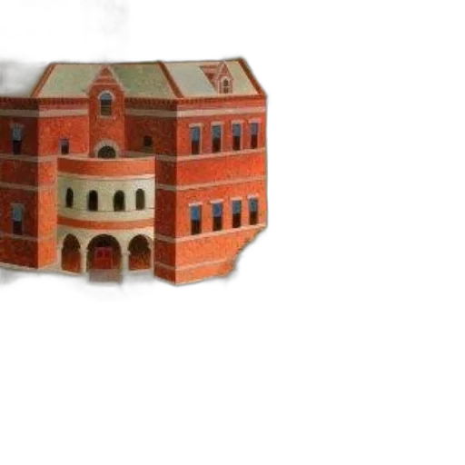 building, 3d render, concept art, photorealistic, vibrant, illustration, depicts, bustling transparent PNG cut-out