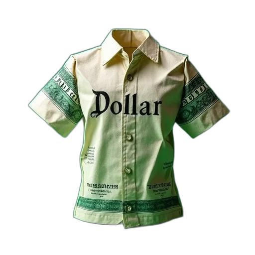jacket, 3d render, green, paper, origami, sculpture, shirt, words transparent PNG cut-out