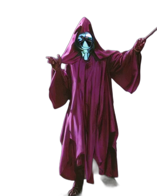 staff, mask, jacket, creature transparent PNG cut-out