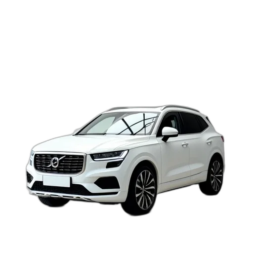 car, 3d render, white, suv, parked, showroom, wall, background transparent PNG cut-out