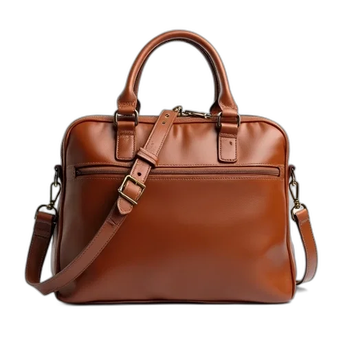 earth tones, brown, leather, satchel, zipper, closure, two, shoulder transparent PNG cut-out