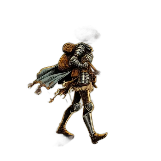 staff, robot, sword, weapon, concept art, fantasy art, comic book art, pixel art transparent PNG cut-out