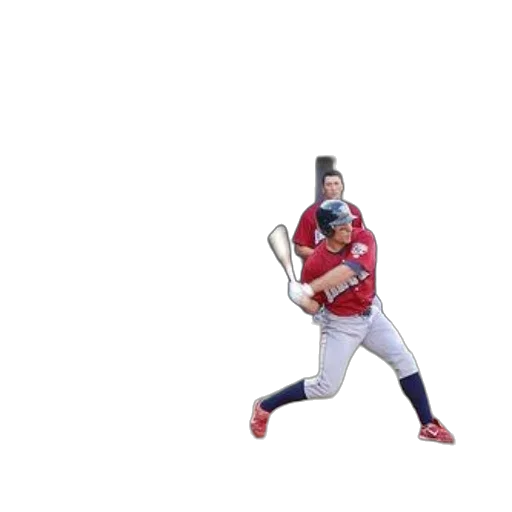 weapon, concept art, 3d render, baseball, player, red, swinging, bat transparent PNG cut-out