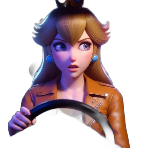 car, face, weapon, hat, concept art, 3d render, anime, cartoon transparent PNG cut-out