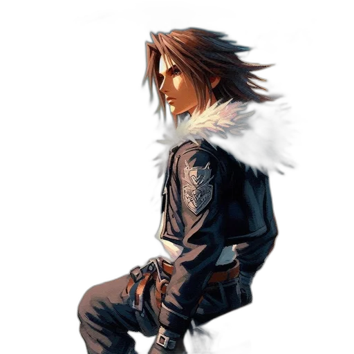 jacket, sword, concept art, pixel art, fantasy art, photorealistic, male, character transparent PNG cut-out