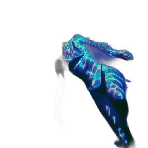 creature, shoes, animal, dragon, vaporwave, 3d render, concept art, photorealistic transparent PNG cut-out