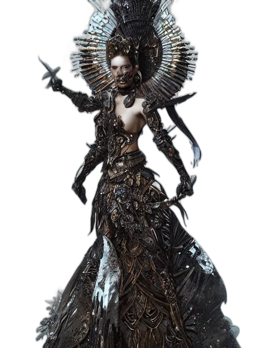 dress, jewelry, concept art, fantasy art transparent PNG cut-out