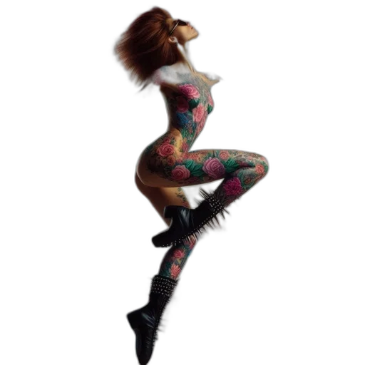 hair, robot, creature, concept art, pixel art, cyberpunk, fantasy art, woman transparent PNG cut-out