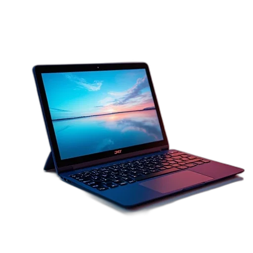 3d render, vaporwave, colorful, blue transparent PNG cut-out