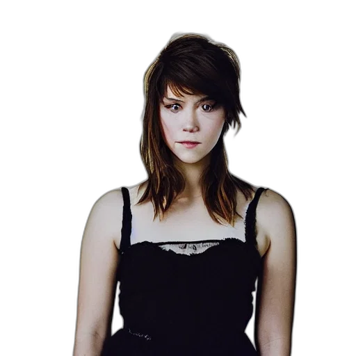 dress, face, staff, jewelry transparent PNG cut-out